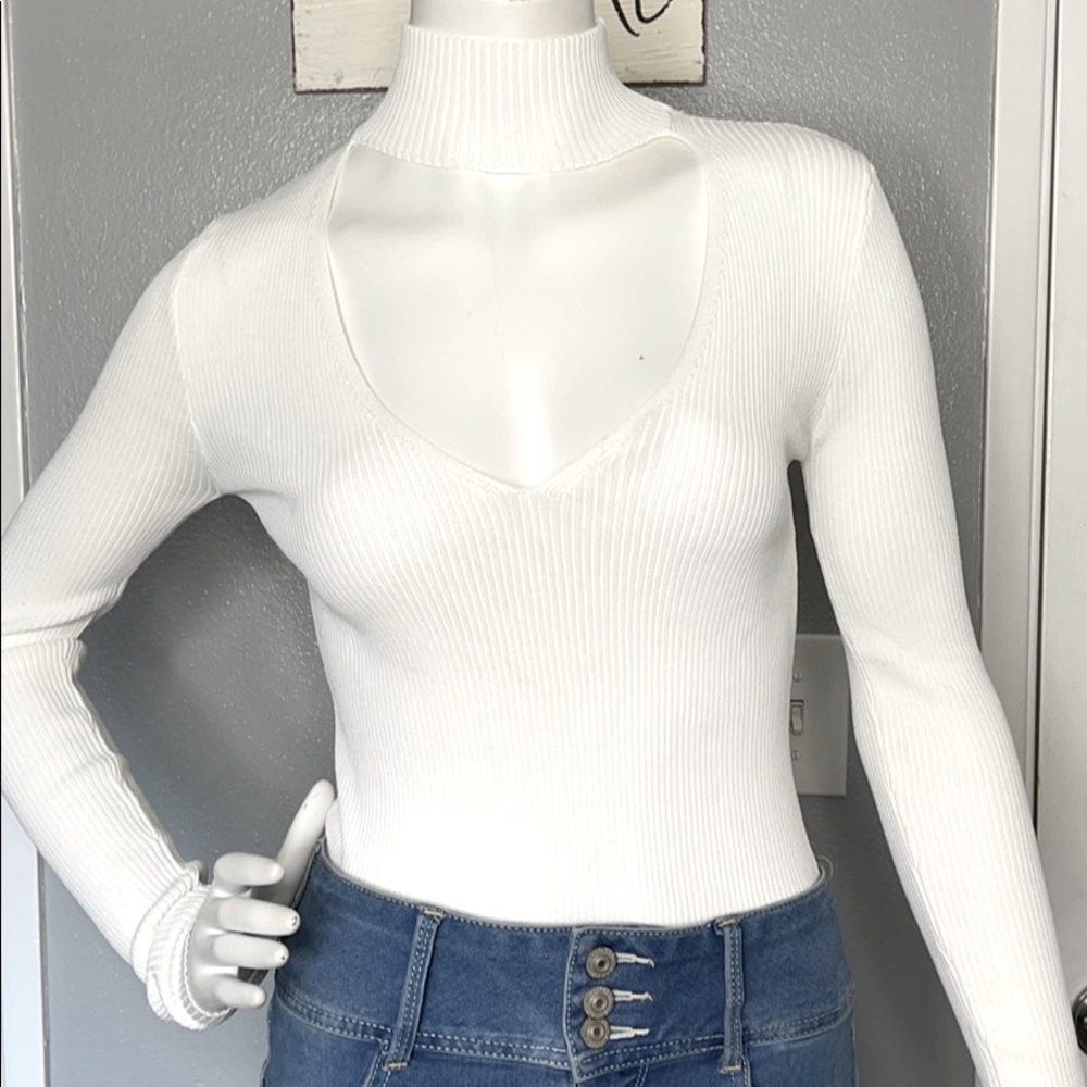 Cutout Sweater